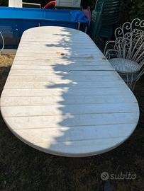 Tavolo da giardino allungabile