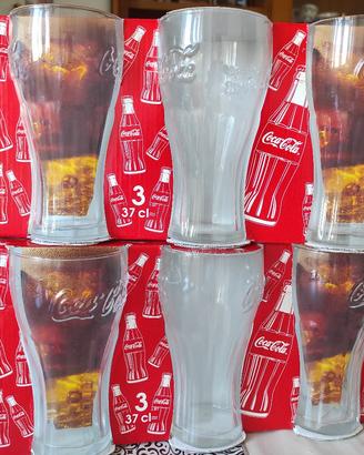 bicchieri  coca cola