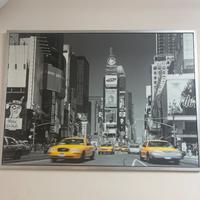 Gigantografia New York con cornice in metallo