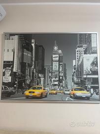 Gigantografia New York con cornice in metallo