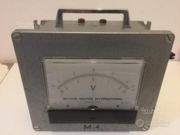 Voltmetro Vintage 2,5/5,0 Volt - Corrente Continua