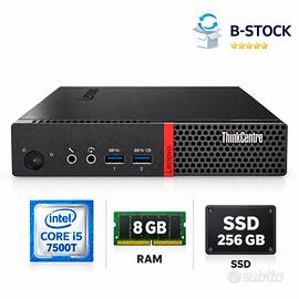 MINI PC LENOVO I5 7500T 8GB SSD 256Gb W PRO
