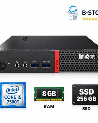 MINI PC LENOVO I5 7500T 8GB SSD 256Gb W PRO
