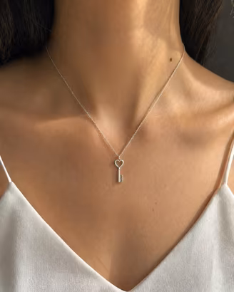 Tiffany & Co Collana Key Argento 925 Originale