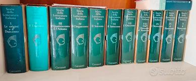 Storia della Letteratura italiana Garzanti 11 vol.
