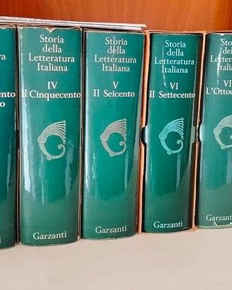 Storia della Letteratura italiana Garzanti 11 vol.