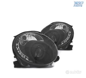 FARI FIAT 500 07-15 LUCE DIURNA TFL FONDO NERO