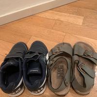 Due paia di scarpe usate taglia 27