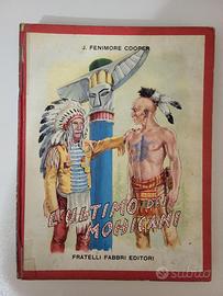 Libro L'ultimo dei Mohicani vintage