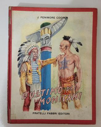 Libro L'ultimo dei Mohicani vintage