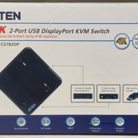Switch KVM DisplayPort 4K per 2 PC ATEN