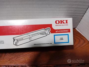 Toner OKI 43459407 Cyan (Ciano) Originale Genuine