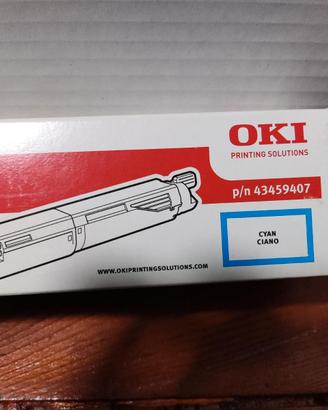 Toner OKI 43459407 Cyan (Ciano) Originale Genuine