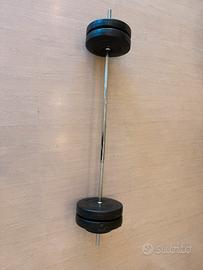 Bilanciere completo e vari pesi