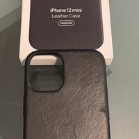 Iphone 12 mini cover Leather Case MagSafe