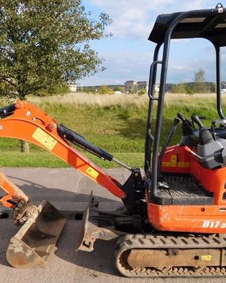 Miniescavatore Kubota U17-3a del 2016 con 3500 ore