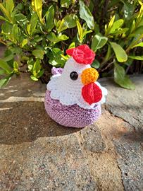 Gallinella porta uovo uncinetto 