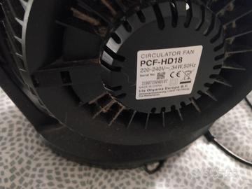 Ventilatore da tavolo oscillante