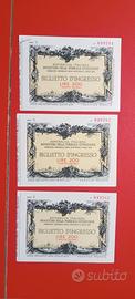 Biglietti ingresso Villa d'Este 1975