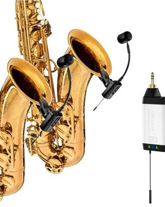 Kit 2 microfoni wireless per sassofono ACEMIC