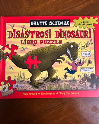 Libro puzzle "Disastrosi Dinosauri"