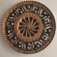 Piatto in rame del Maestro Casagrande 