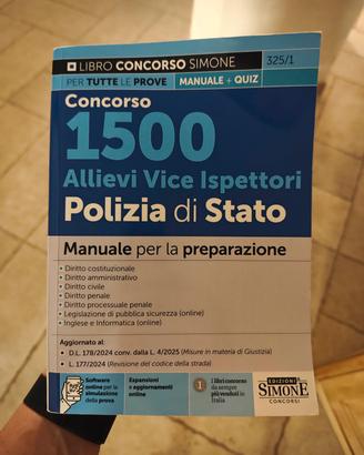 Libro concorso vice ispettori polizia 