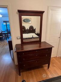 Trittico arte povera in legno massello