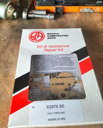 kit  carburatore topolino b/c 22drs webeer