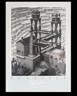 ESCHER CASCATA ART POSTER