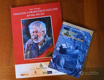 Francesco Guccini libro autografo e quadri mostra