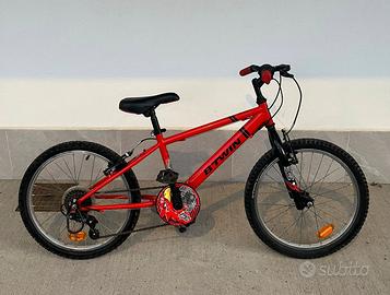 Bicicletta MTB Btwin bambini con cambio ruota 20