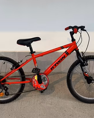 Bicicletta MTB Btwin bambini con cambio ruota 20