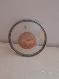 Coperchio in vetro Kasanova diam 16 cm con pomello