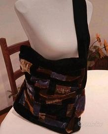 Borsa a Tracolla Vintage Velluto Patchwork – Bang,
