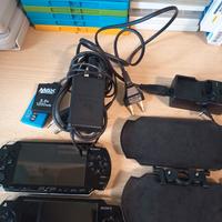 Lotto PSP: 2 Console, 21 Giochi UMD, Accessori Ori