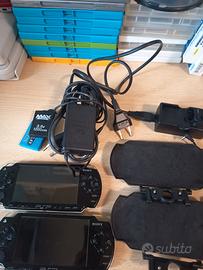 Lotto PSP: 2 Console, 21 Giochi UMD, Accessori Ori