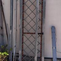 porta zincata con telaio