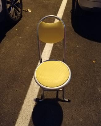2 sedie per esterno ripieghevoli 