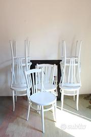 Sei sedie stile Thote simile modello Bistrot