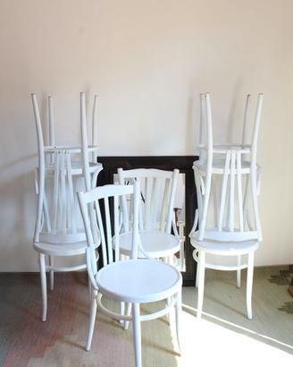 Sei sedie stile Thote simile modello Bistrot