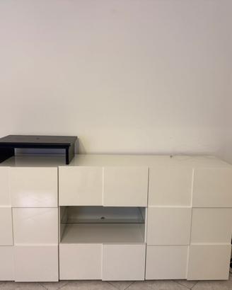 Tavolo allungabile + mobile porta TV sala