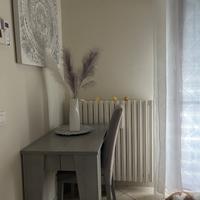 Consolle allungabile colore cemento