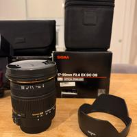 Obiettivo Sigma 17-50mm f/2.8 EX DC PS HSM- Nikon