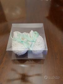 Deliziose scarpine per neonato bianche