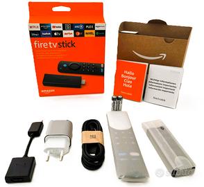 Amazon Fire Tv Stick con telecomando vocale Alexa