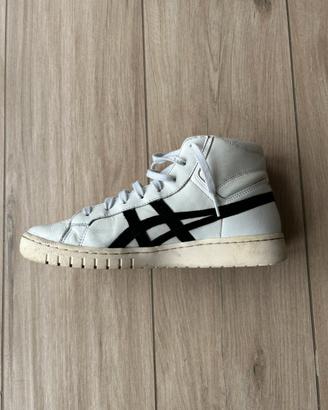 Scarpe asics gel bianche e nere alte numero 44