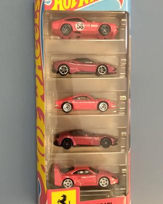 FERRARI HOT WHEELS pacco da 5