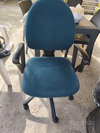 Sedia Ufficio/Scrivania con Ruote