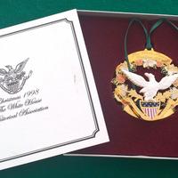 Ornamento natalizio ufficiale Casa Bianca del 1998
